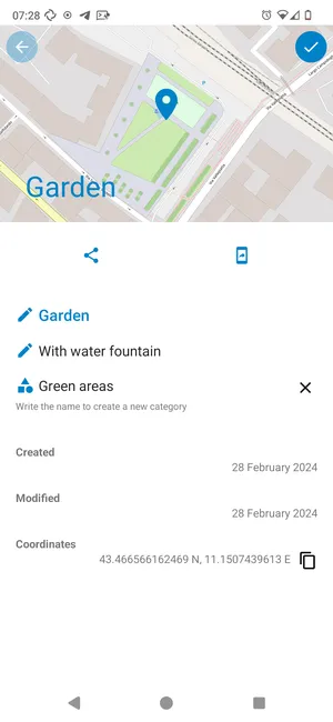 Nextcloud Maps Geobookmarks